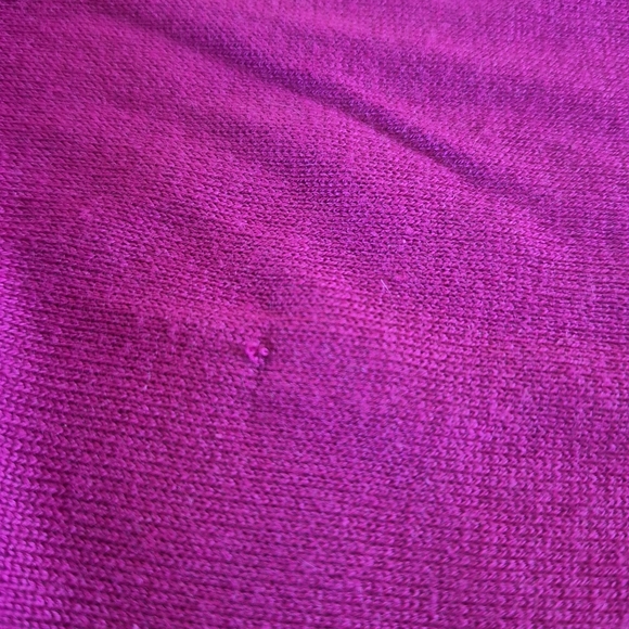 Open Drape Fuchia Shawl Cardigan, Flawed But Stunning, Silk And Cashmere Blend - Picture 11 of 11